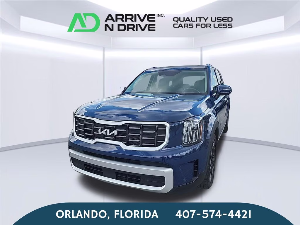 2025 Midnight Lake Blue Kia Telluride S AWD SUV