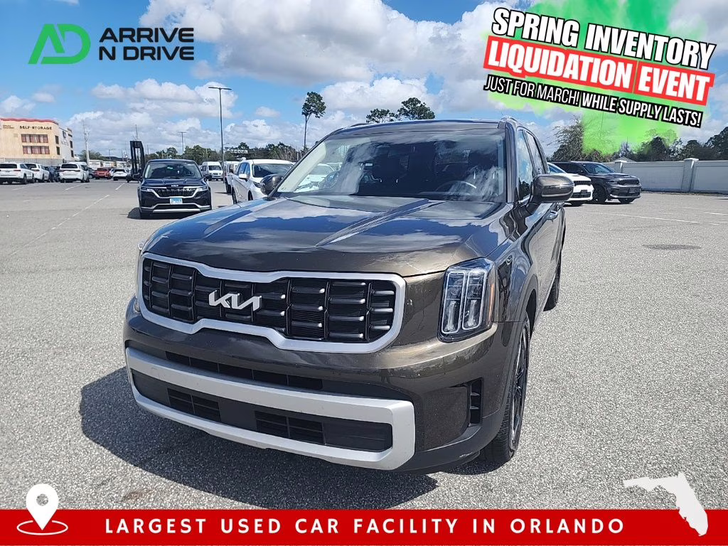 2025 Dark Moss Kia Telluride S AWD SUV