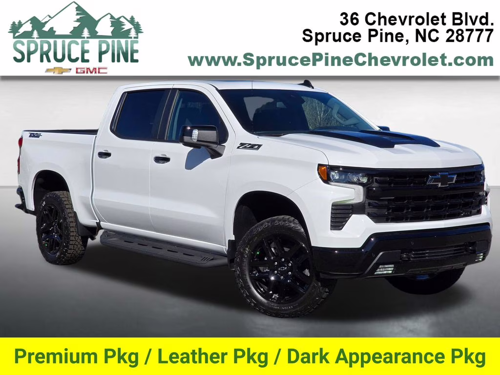 2026 Summit White Chevrolet Silverado 1500 LT Trail Boss 4X4 Truck