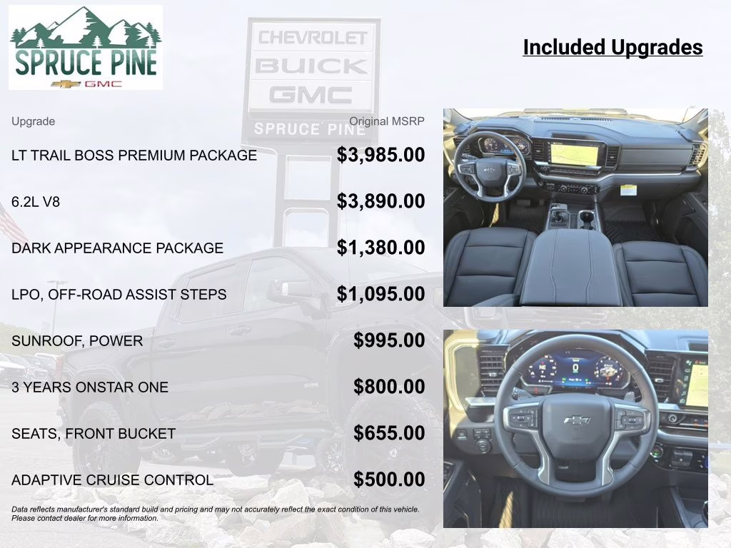 2026 Summit White Chevrolet Silverado 1500 LT Trail Boss 4X4 Truck