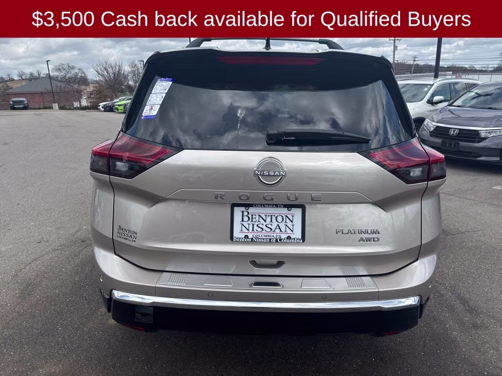 2026 Champagne Silver Metallic Nissan Rogue Platinum AWD SUV