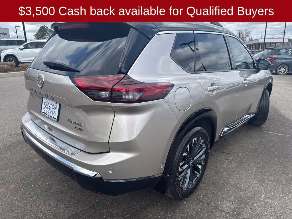 2026 Champagne Silver Metallic Nissan Rogue Platinum AWD SUV