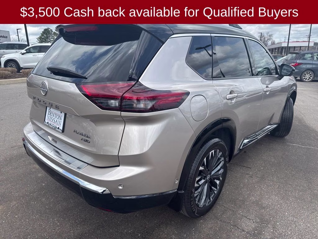 2026 Champagne Silver Metallic Nissan Rogue Platinum AWD SUV