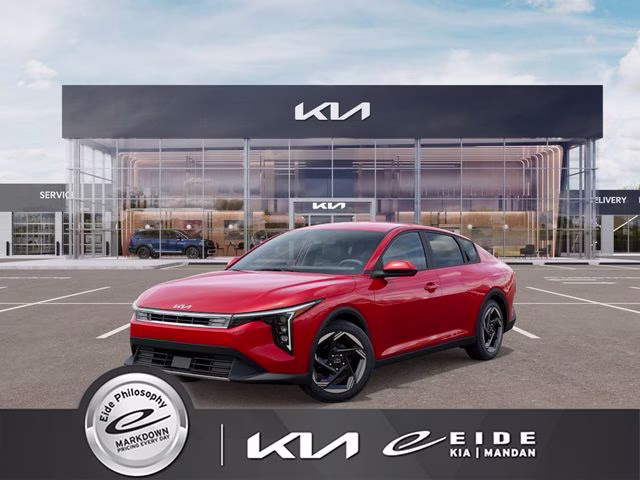 2026 Currant Red Kia K4 EX FWD Sedan