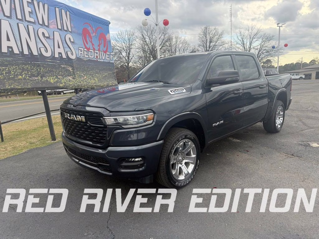 2025 Forged Blue Metallic Ram 1500 Big Horn 4X4 Truck