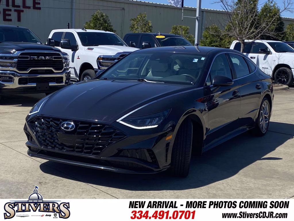 2023 Carbon Blue Hyundai Sonata SEL FWD Sedan