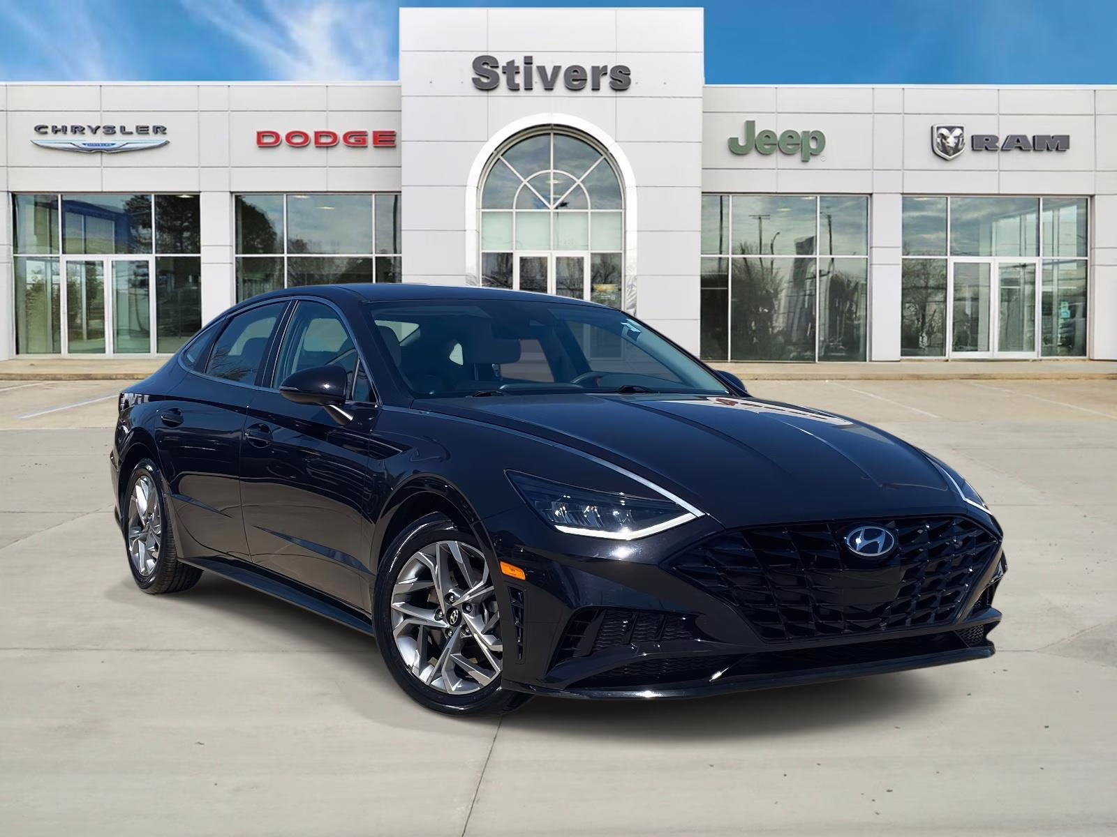 2023 Carbon Blue Hyundai Sonata SEL FWD Sedan