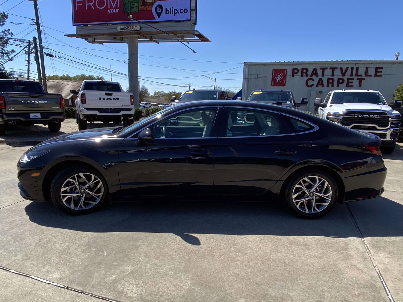 2023 Carbon Blue Hyundai Sonata SEL FWD Sedan