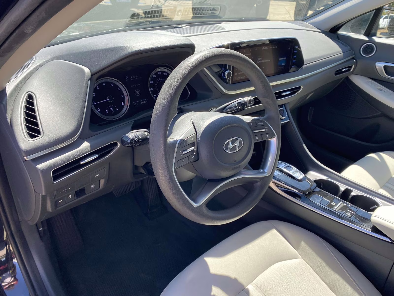 2023 Carbon Blue Hyundai Sonata SEL FWD Sedan