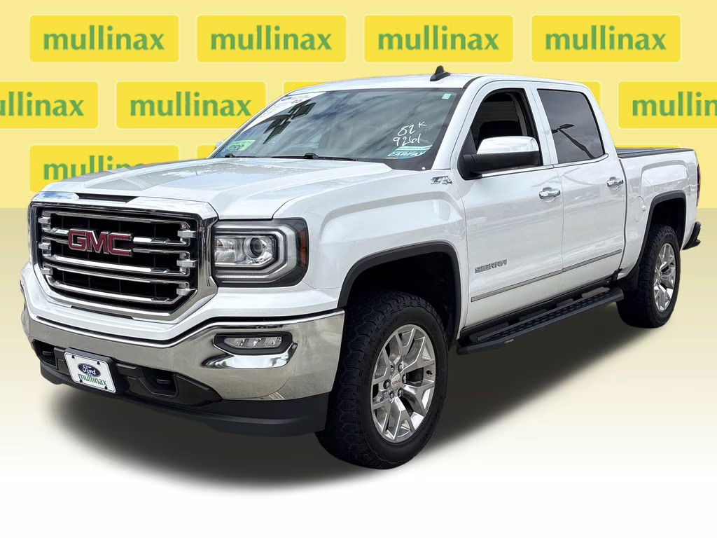2017 White Frost Tricoat GMC Sierra 1500 SLT 4X4 Truck