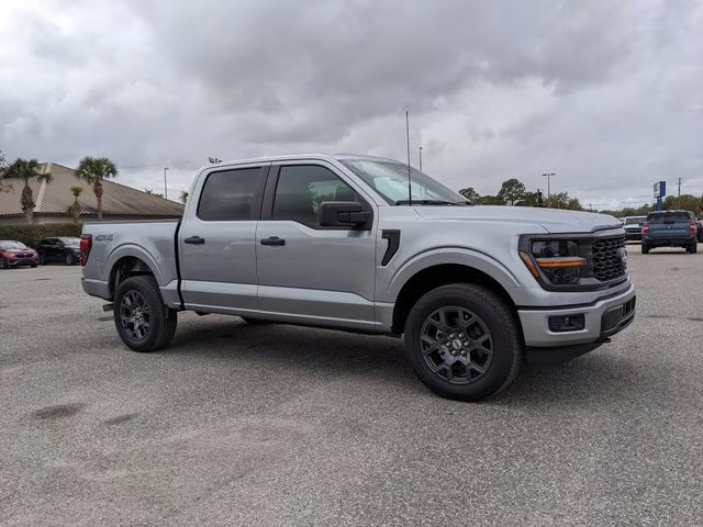 2026 Silver Metallic Ford F-150 STX 4X4 Truck
