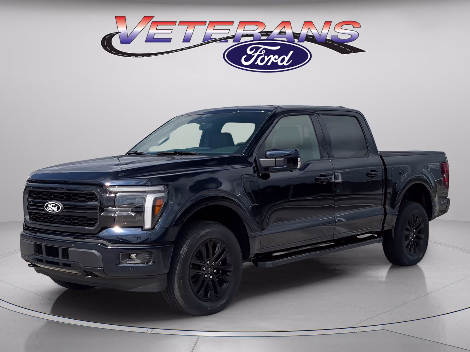 2026 Antimatter Blue Metallic Ford F-150 LARIAT Crew Cab Pickup 4X4 Truck