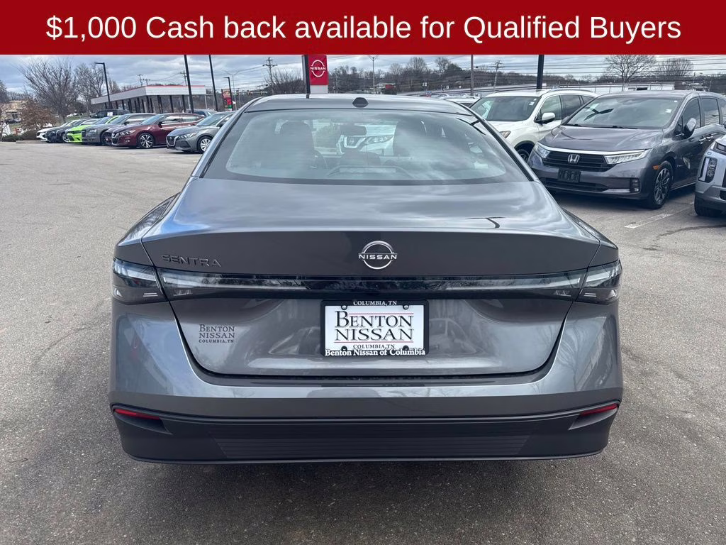 2026 Gun Metallic Nissan Sentra SV FWD Sedan