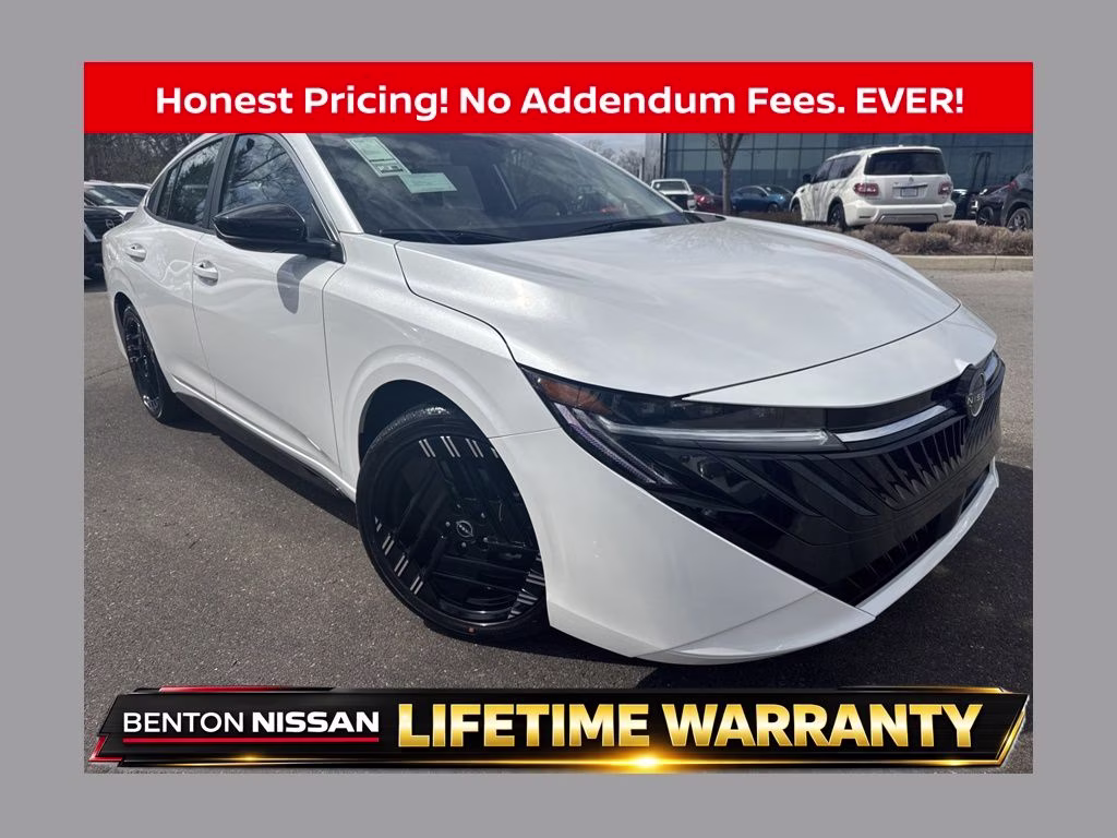 2026 Aspen White Tricoat Nissan Sentra SR FWD Sedan