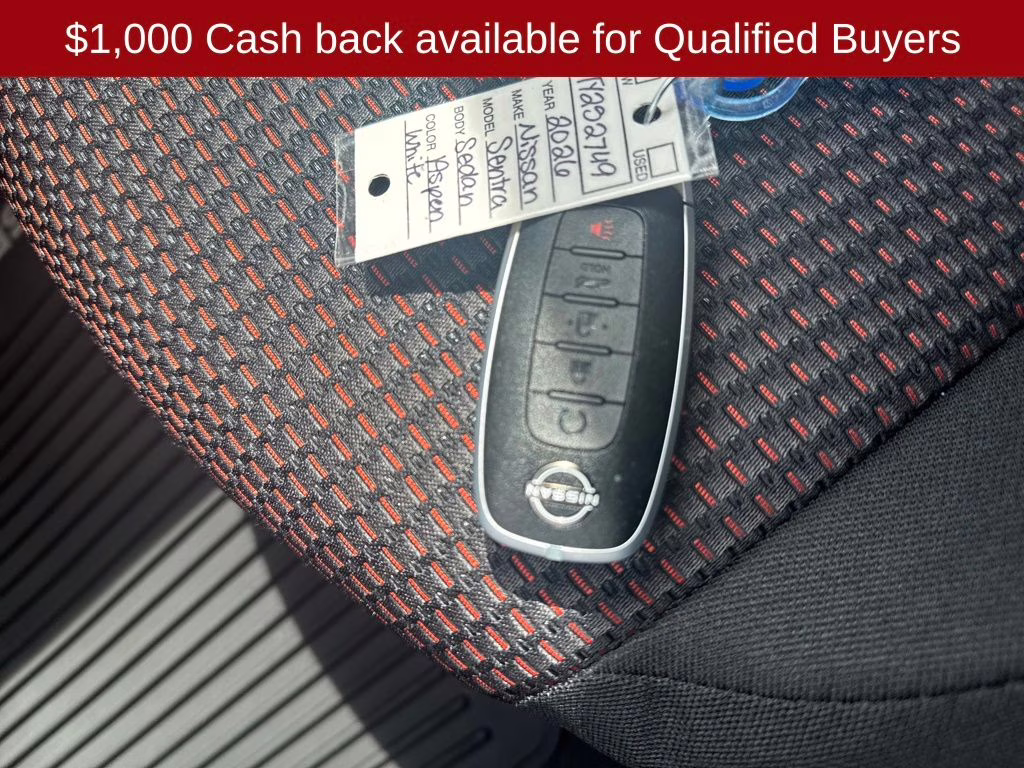 2026 Aspen White Tricoat Nissan Sentra SR FWD Sedan