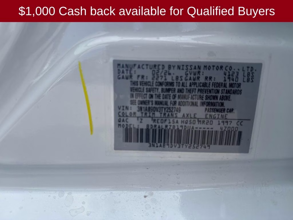 2026 Aspen White Tricoat Nissan Sentra SR FWD Sedan