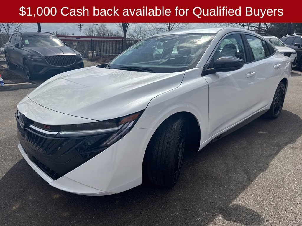 2026 Aspen White Tricoat Nissan Sentra SR FWD Sedan