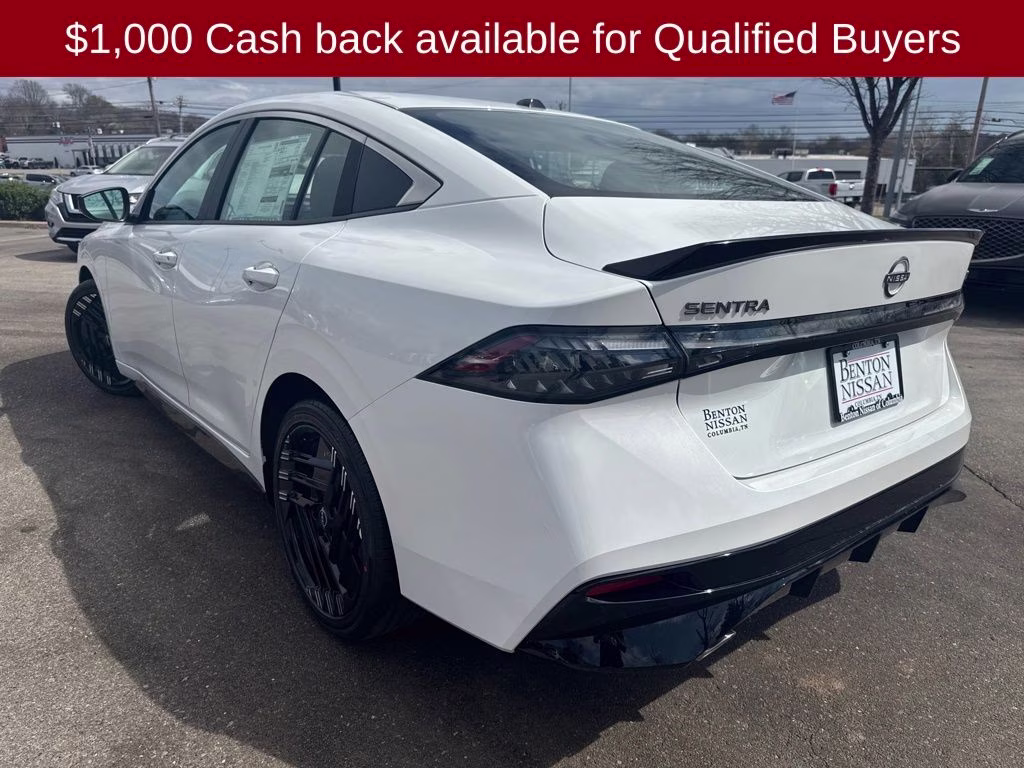 2026 Aspen White Tricoat Nissan Sentra SR FWD Sedan