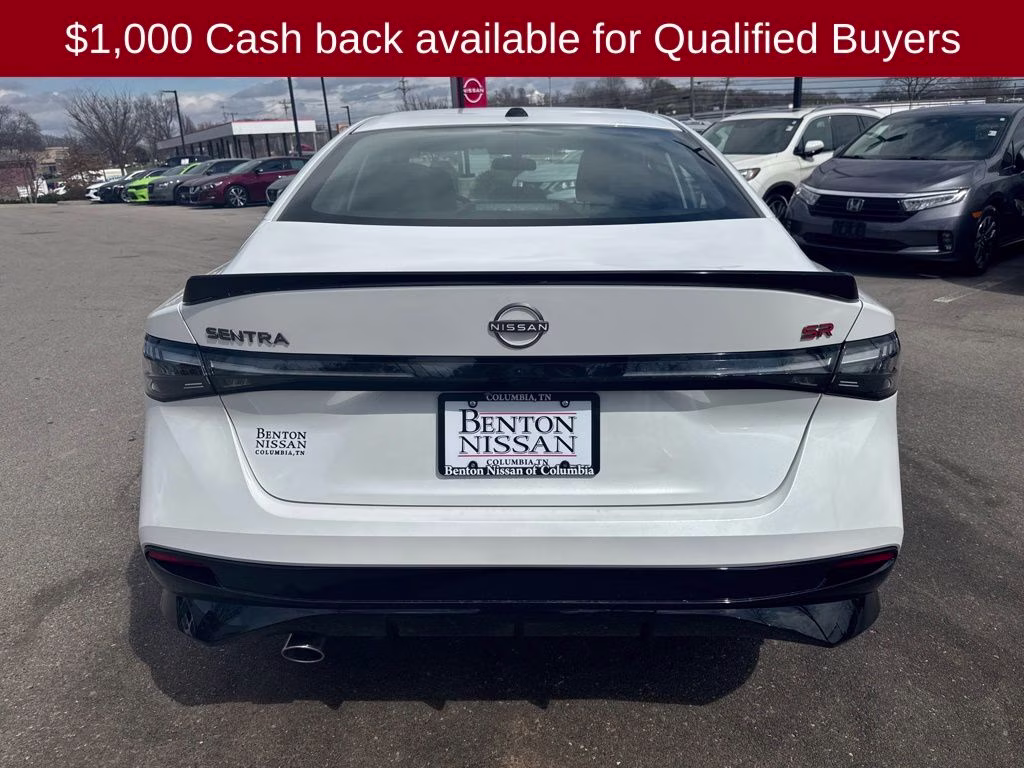 2026 Aspen White Tricoat Nissan Sentra SR FWD Sedan