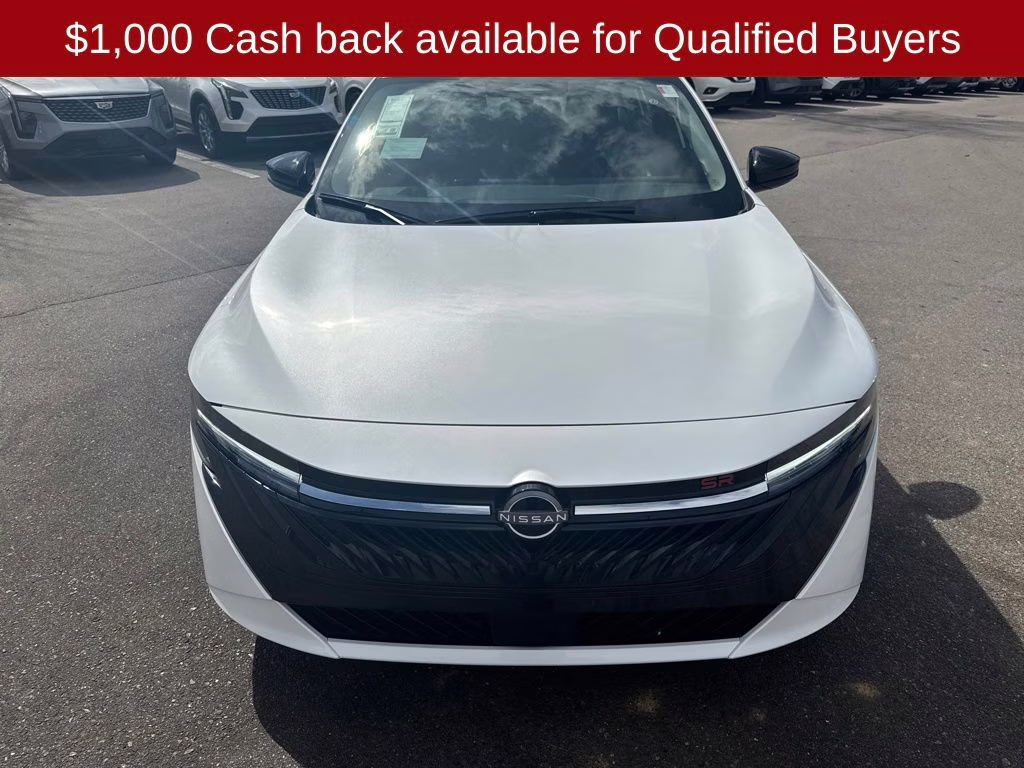 2026 Aspen White Tricoat Nissan Sentra SR FWD Sedan