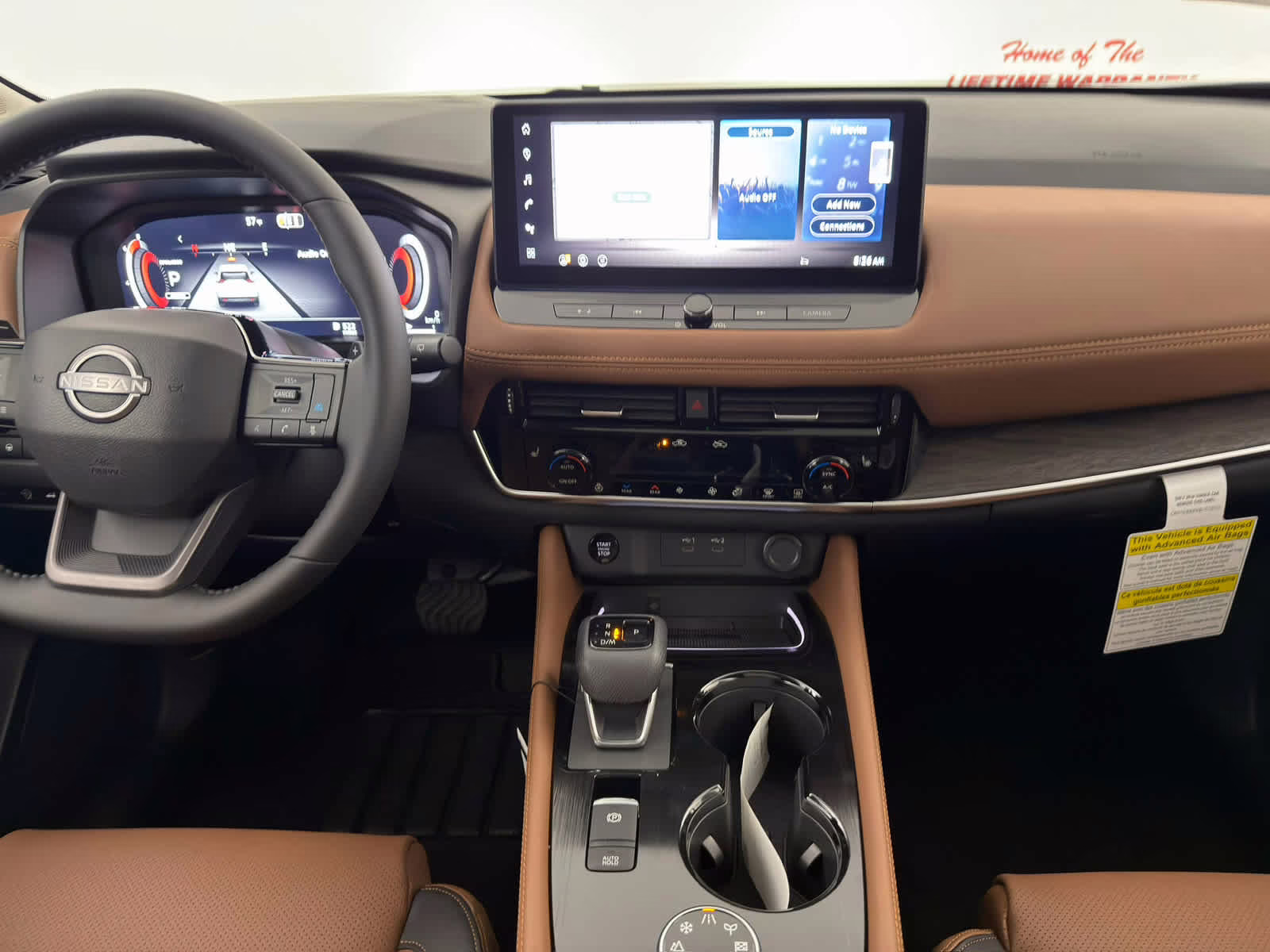 2026 Everest White Pearl/Super Black Nissan Rogue Platinum AWD SUV