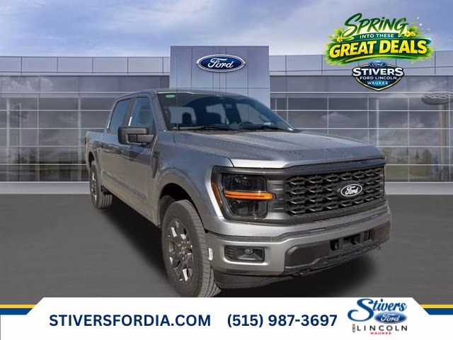 2026 Iconic Silver Metallic Ford F-150 STX 4X4 Truck