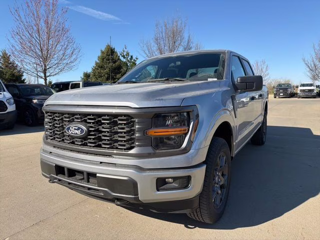 2026 Iconic Silver Metallic Ford F-150 STX 4X4 Truck