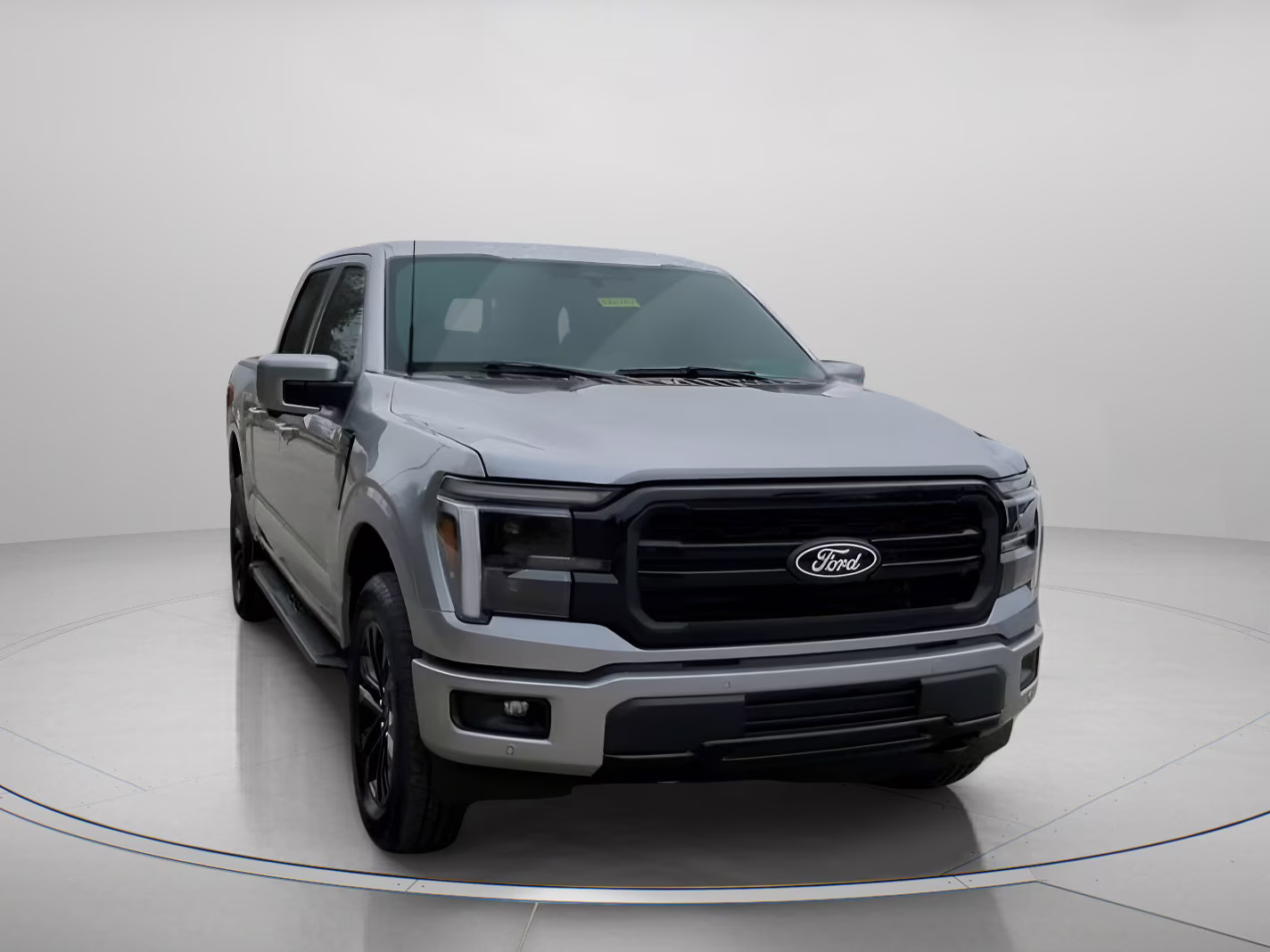 2026 Iconic Silver Metallic Ford F-150 LARIAT Crew Cab Pickup 4X4 Truck