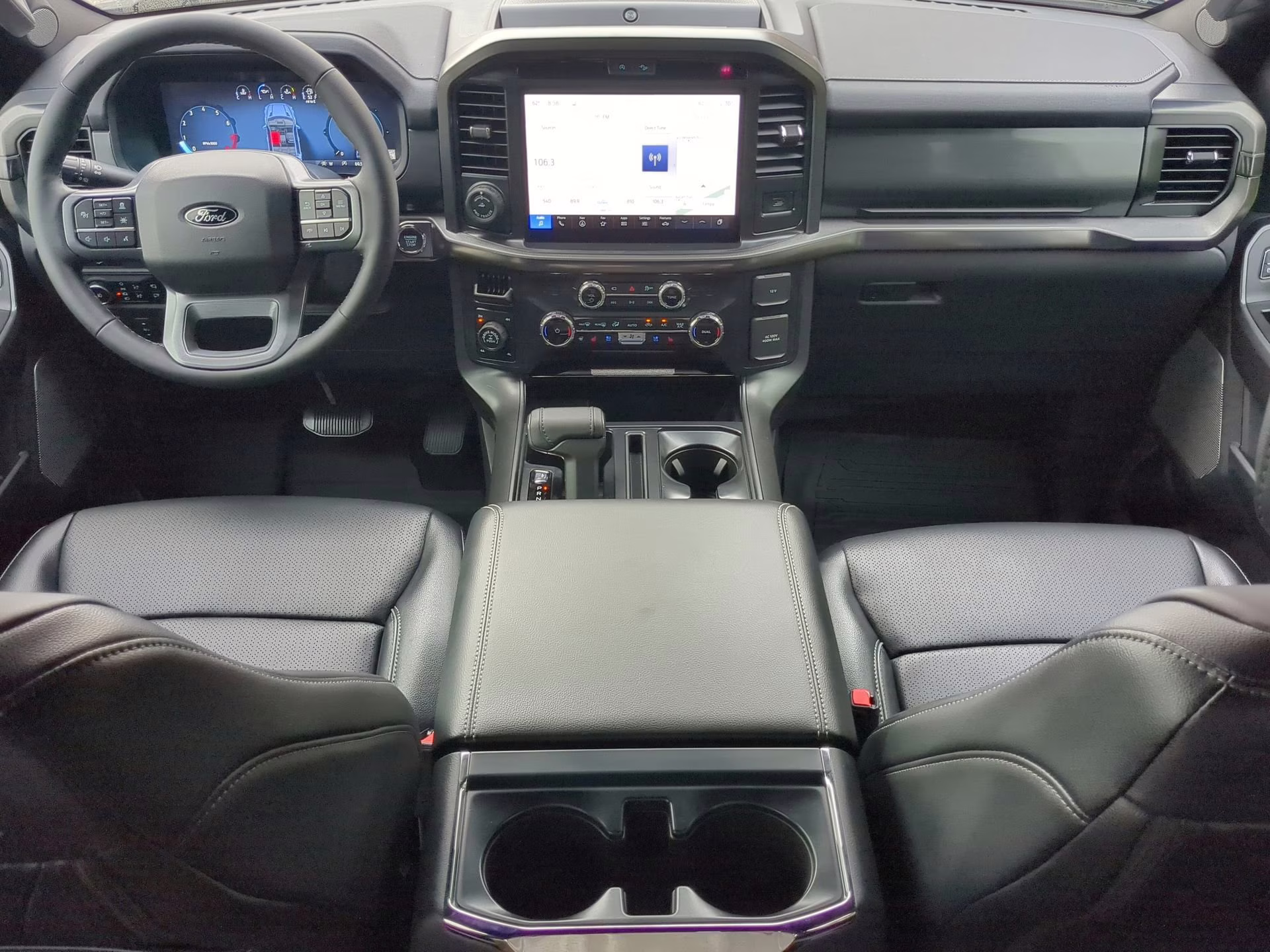 2026 Iconic Silver Metallic Ford F-150 LARIAT Crew Cab Pickup 4X4 Truck