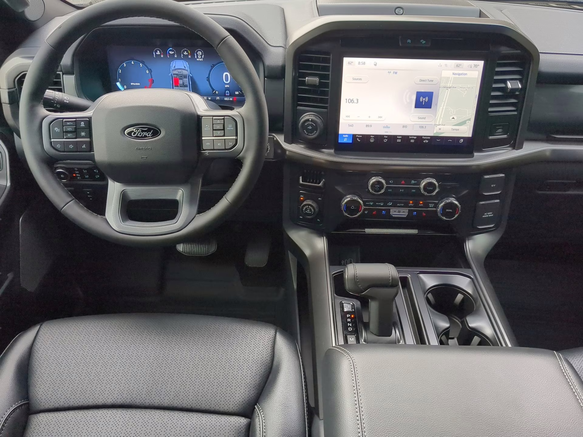 2026 Iconic Silver Metallic Ford F-150 LARIAT Crew Cab Pickup 4X4 Truck