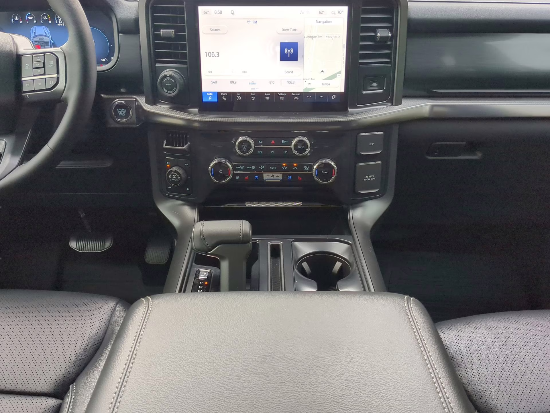 2026 Iconic Silver Metallic Ford F-150 LARIAT Crew Cab Pickup 4X4 Truck