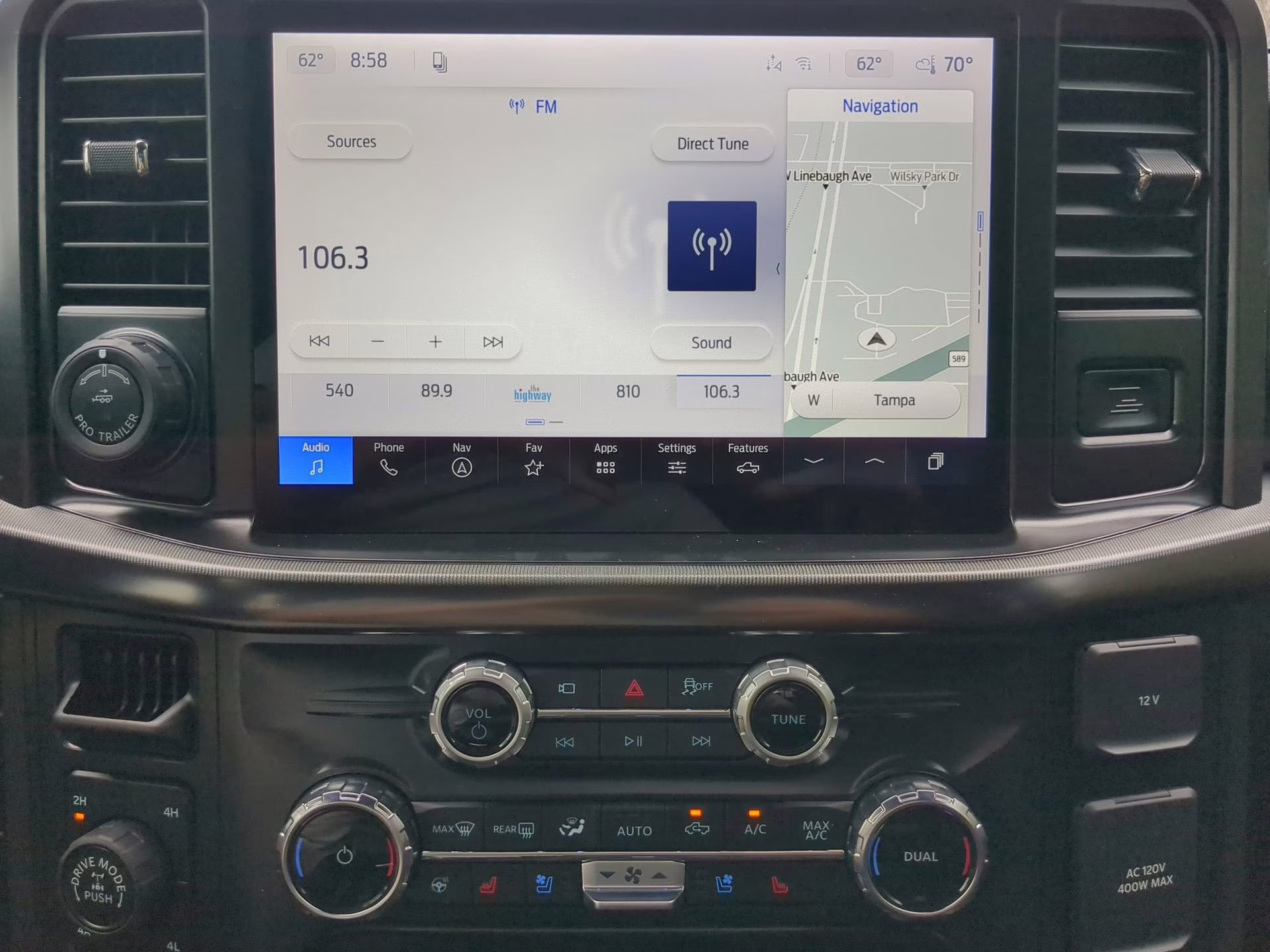 2026 Iconic Silver Metallic Ford F-150 LARIAT Crew Cab Pickup 4X4 Truck