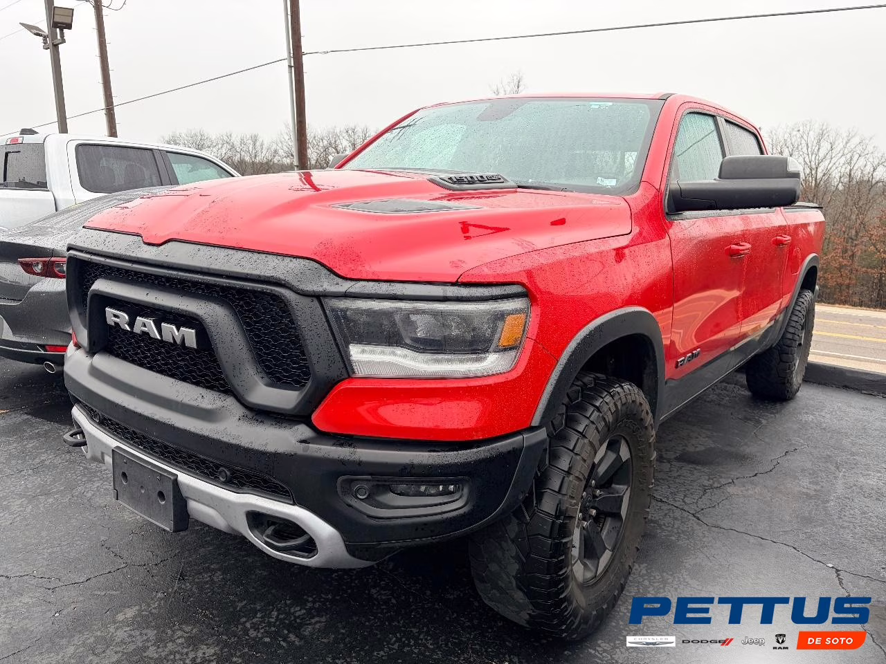 2019 red Ram 1500 Rebel 4X4 Truck