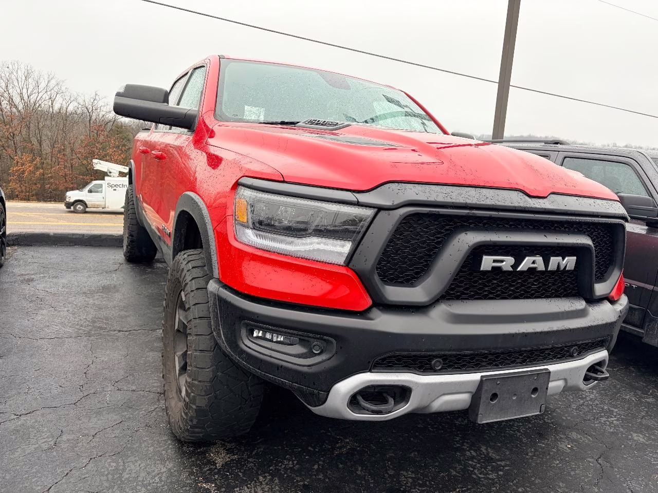 2019 red Ram 1500 Rebel 4X4 Truck