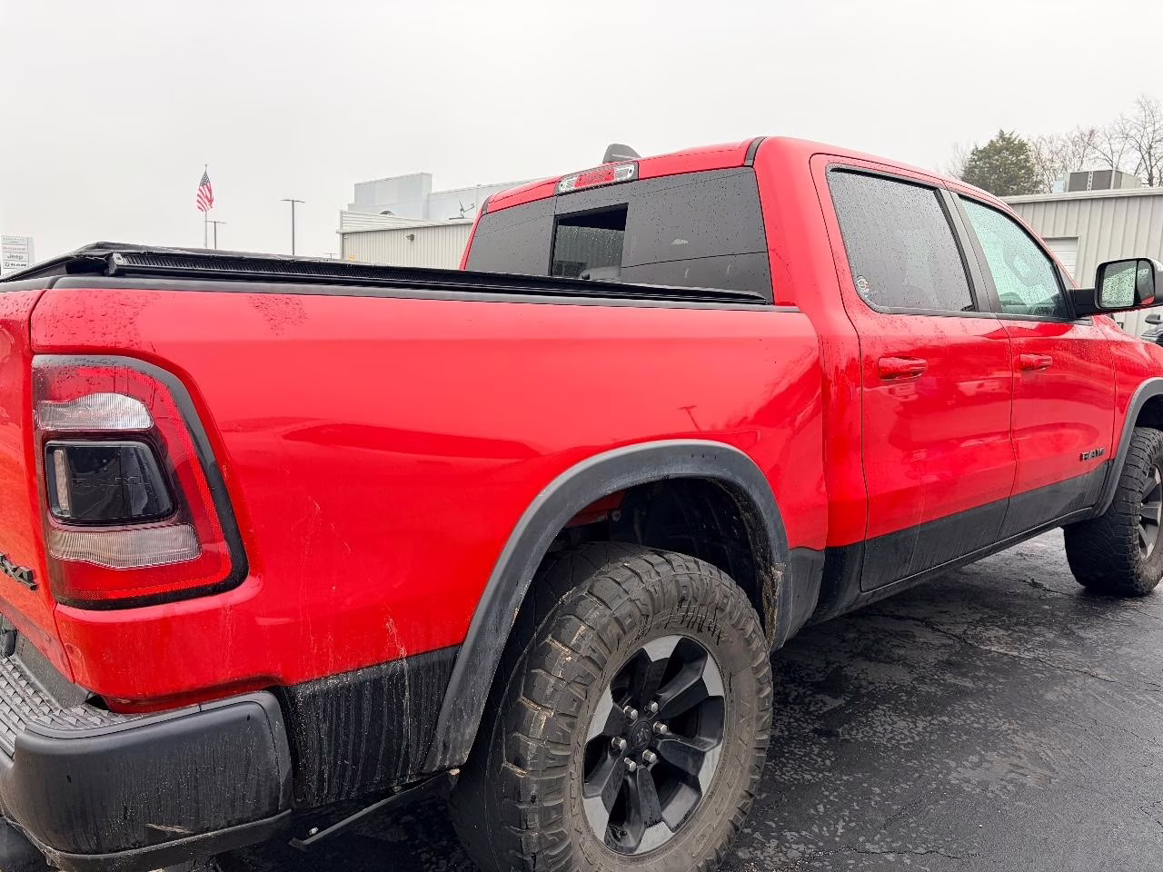 2019 red Ram 1500 Rebel 4X4 Truck