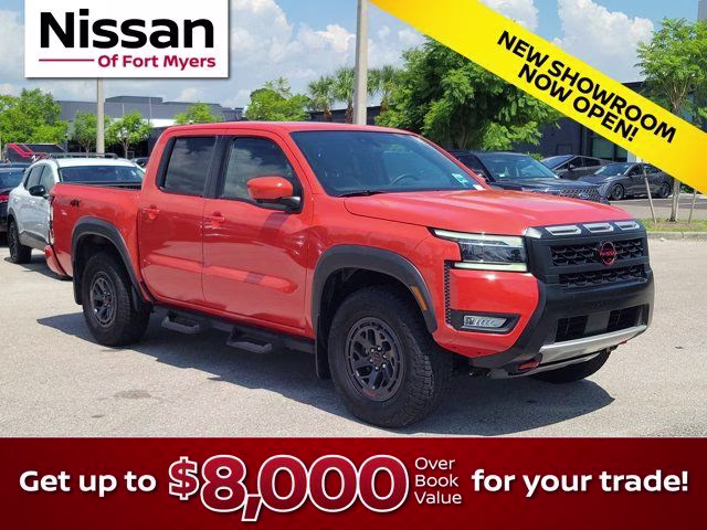 2025 Afterburn Orange Nissan Frontier PRO-4X 4X4 Truck