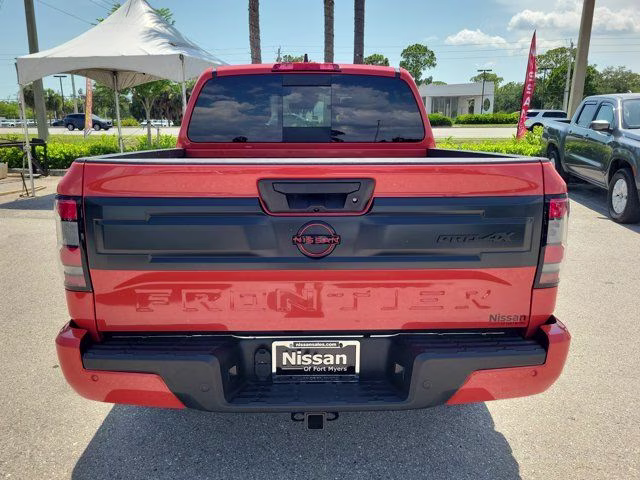 2025 Afterburn Orange Nissan Frontier PRO-4X 4X4 Truck