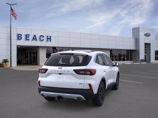 2025 Star White Metallic Tri-Coat Ford Escape Plug-In Hybrid Base FWD SUV