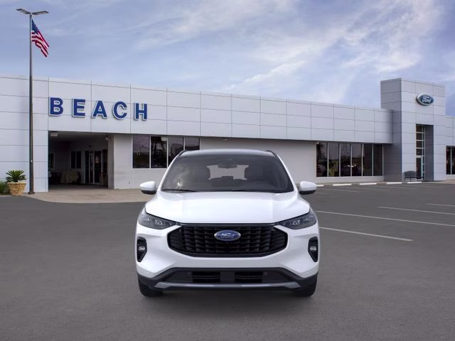 2025 Star White Metallic Tri-Coat Ford Escape Plug-In Hybrid Base FWD SUV