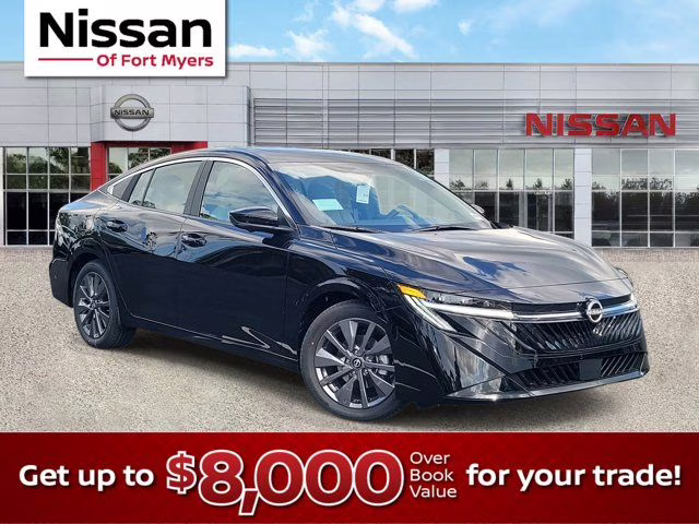 2026 Super Black Nissan Sentra SL FWD Sedan