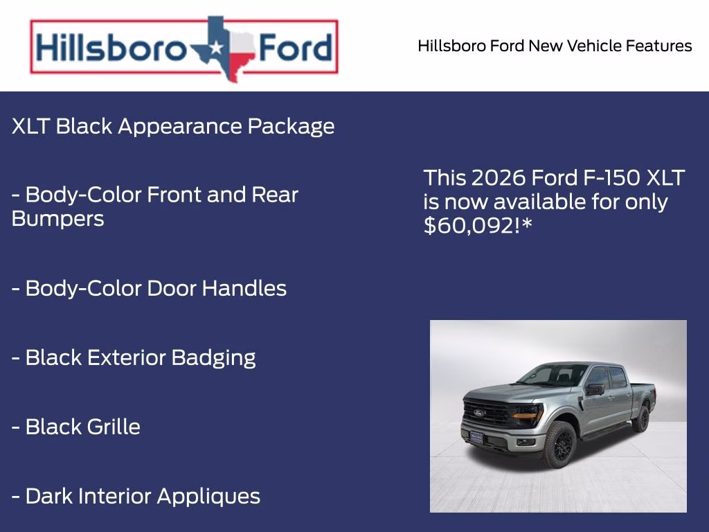 2026 Iconic Silver Metallic Ford F-150 XLT 4X4 Truck