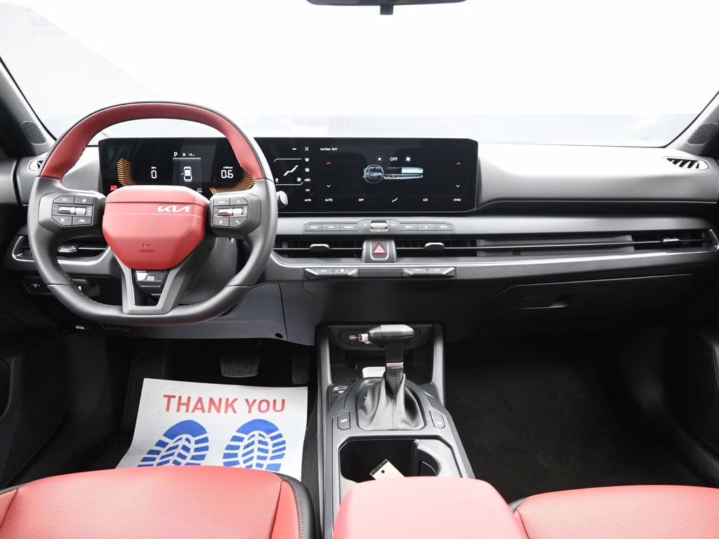 2026 Snow White Pearl Kia K4 GT-Line FWD Sedan