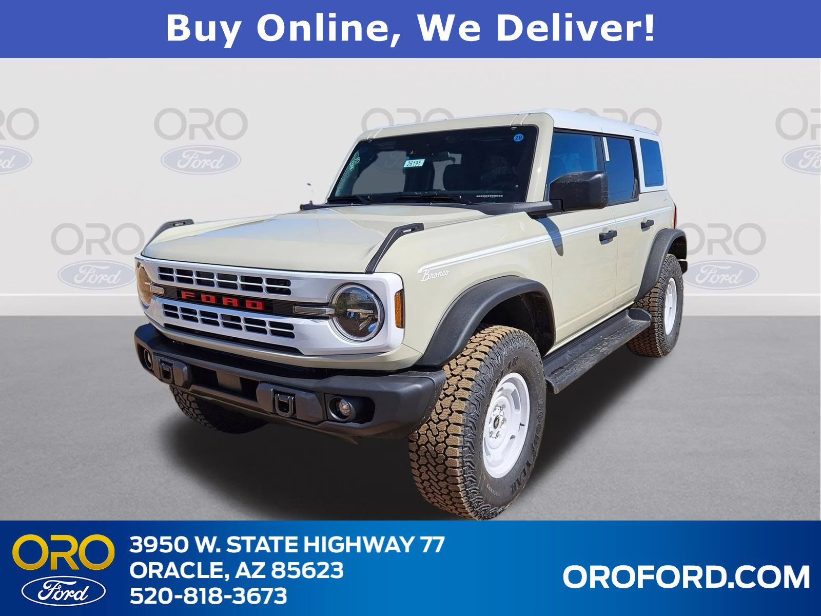 2026 Desert Sand Ford Bronco Heritage Edition 4X4 SUV