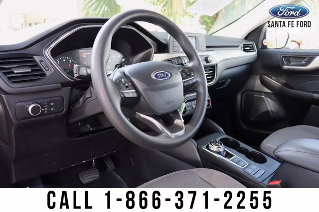 2021 Agate Black Metallic Ford Escape S FWD SUV