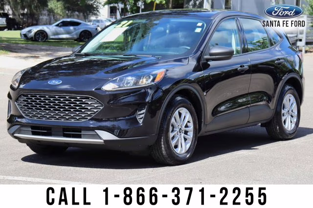 2021 Agate Black Metallic Ford Escape S FWD SUV