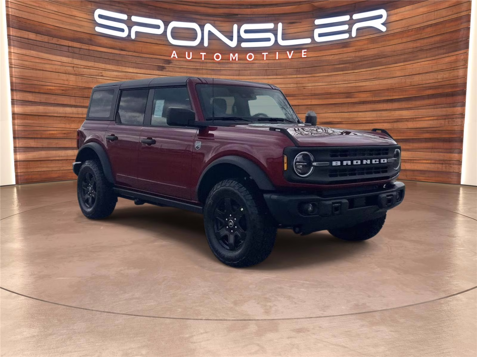 2025 Ruby Red Metallic Tinted Clearcoat Ford Bronco Big Bend 4X4 SUV
