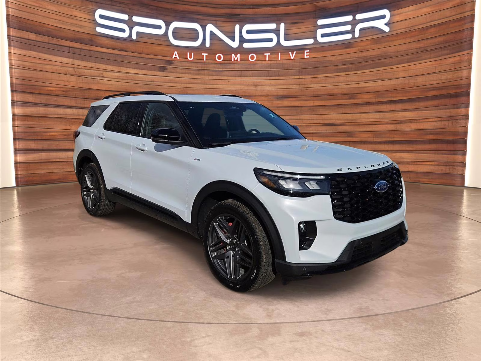 2026 Space White Ford Explorer ST-Line 4X4 SUV