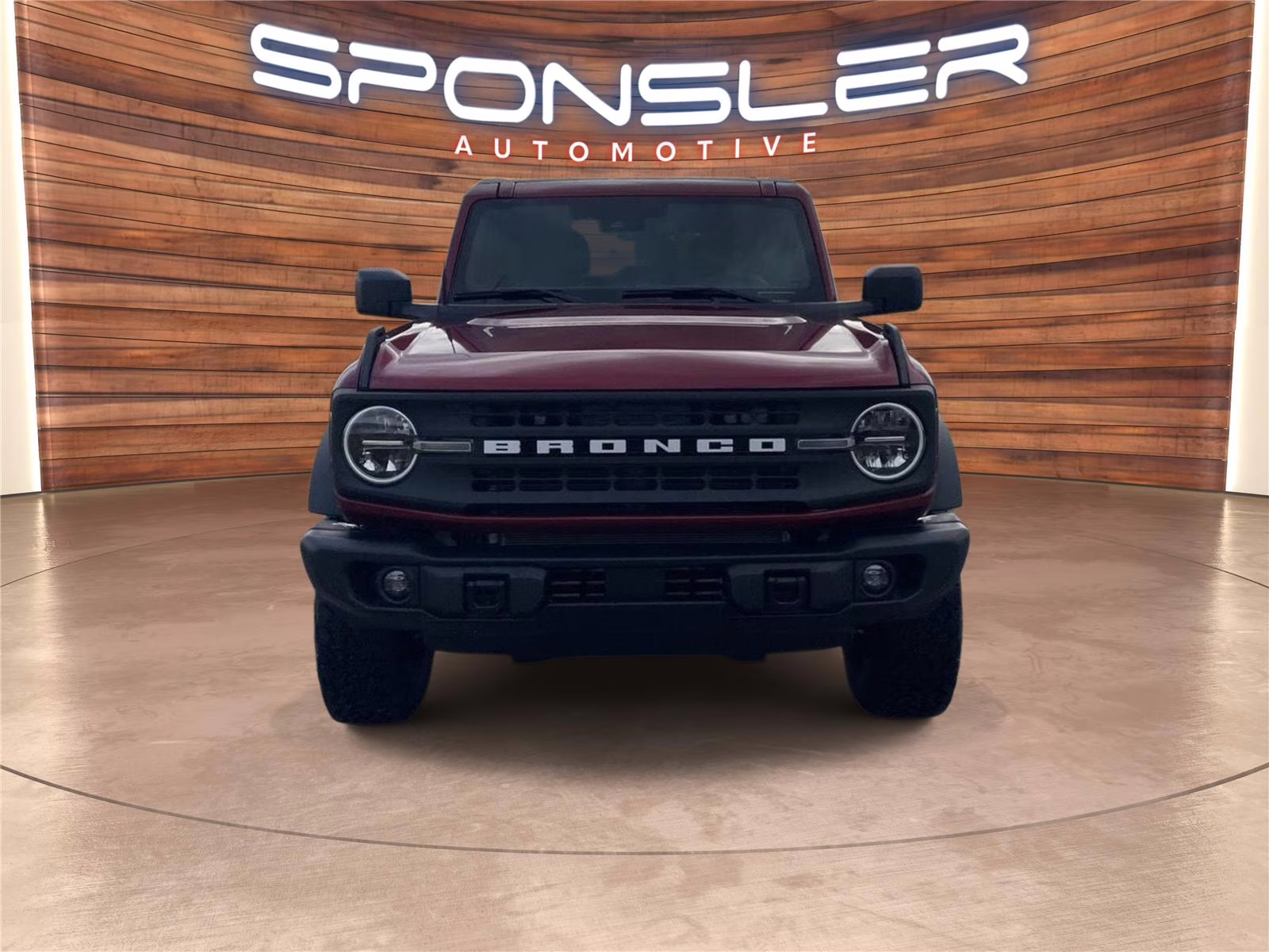 2025 Ruby Red Metallic Tinted Clearcoat Ford Bronco Big Bend 4X4 SUV