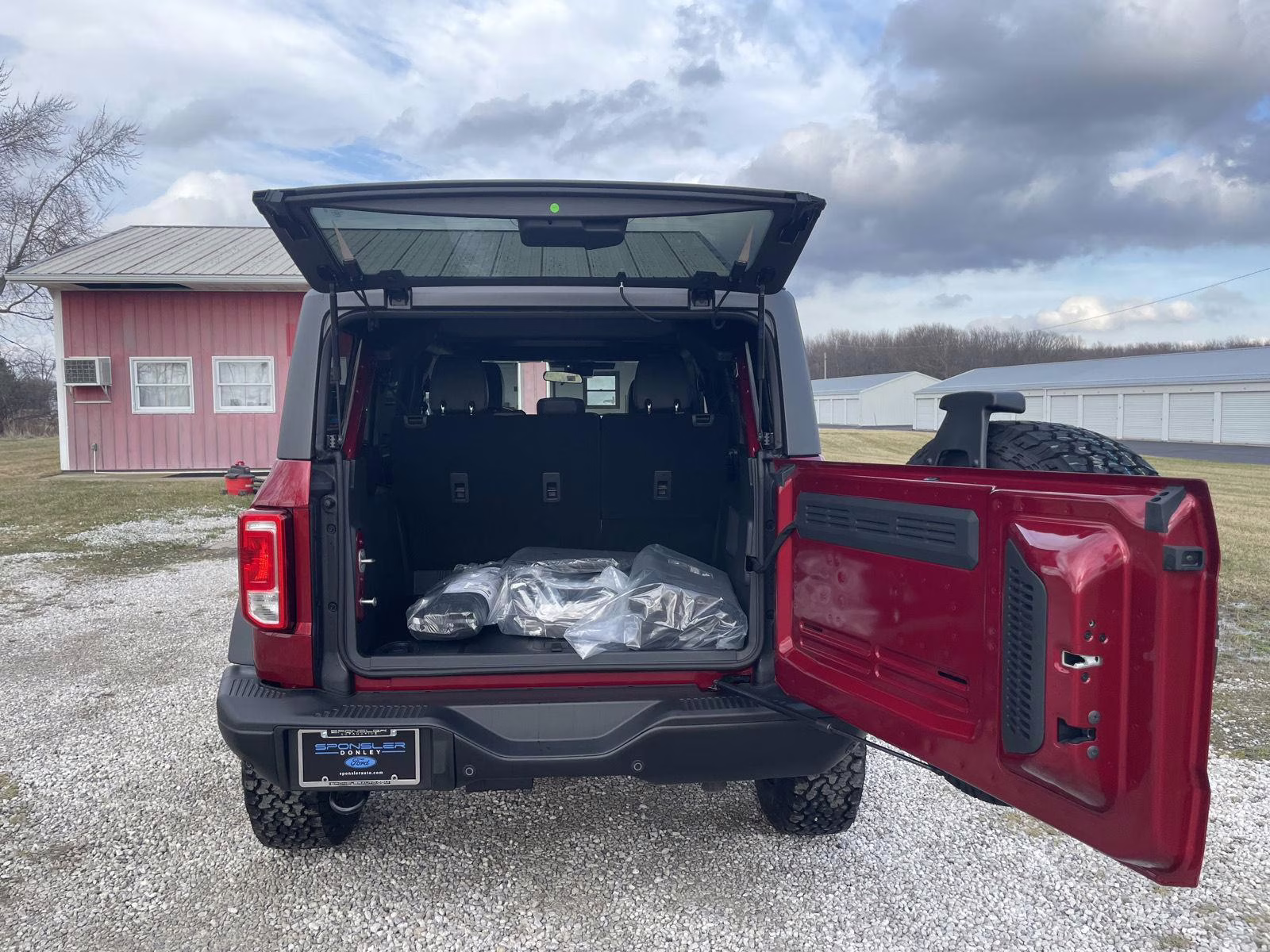 2025 Ruby Red Metallic Tinted Clearcoat Ford Bronco Big Bend 4X4 SUV