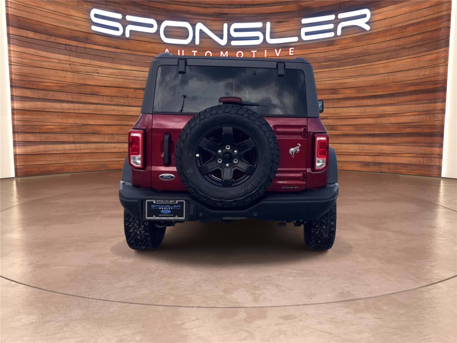 2025 Ruby Red Metallic Tinted Clearcoat Ford Bronco Big Bend 4X4 SUV